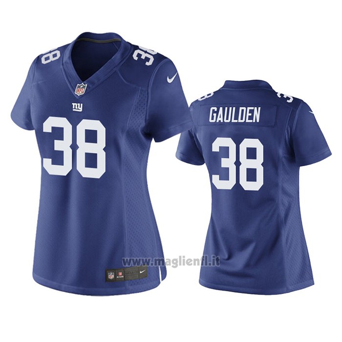 Maglia NFL Game Donna New York Giants Rashaan Gaulden Blu